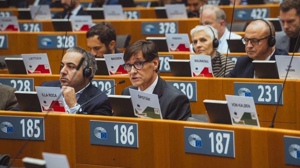 Salvador Illa proclama el regreso de Cataluña a las instituciones europeas