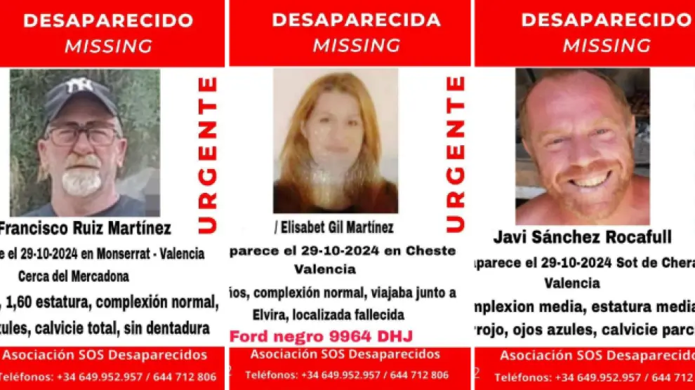 En la foto: Los valencianos siguen desaparecidos casi un mes después del mortal desastre de la DANA