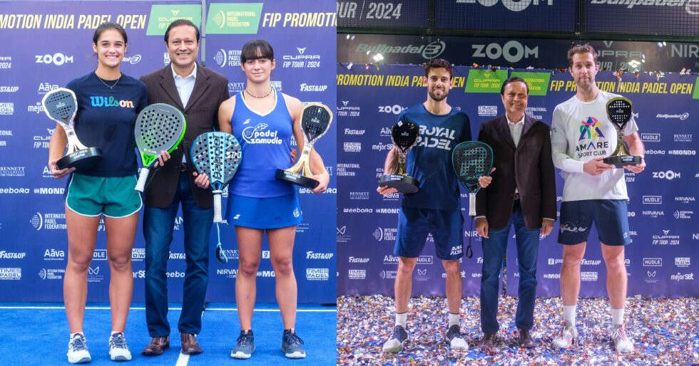 Las estrellas españolas dominan el primer FIP Promotion India Padel Open de la India