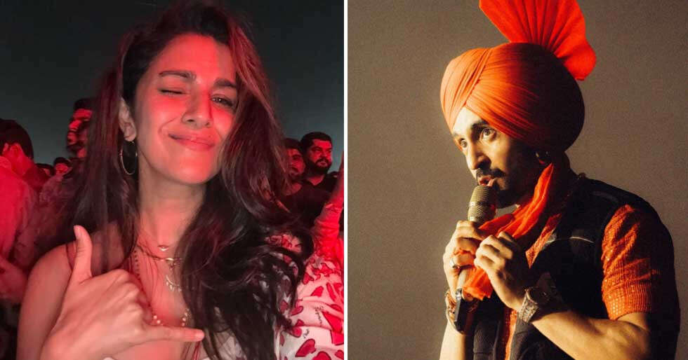 Nimrat Kaur no puede recuperarse tras el concierto de Diljit Dosanjh