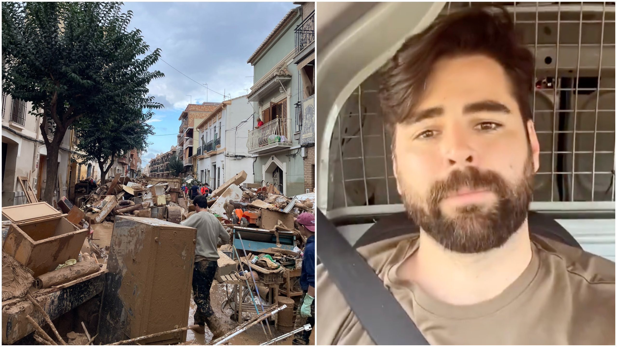 MIRAR: Presentador de televisión español captado ‘cubriéndose de barro’ momentos antes de informar ante la cámara desde Valencia afectada por las inundaciones