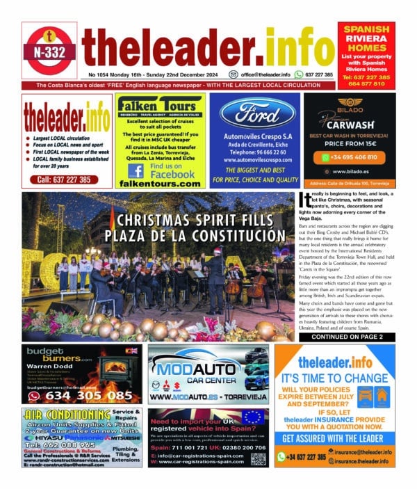 Periódico El Líder 16 de Diciembre de 2024 – Edición 1054