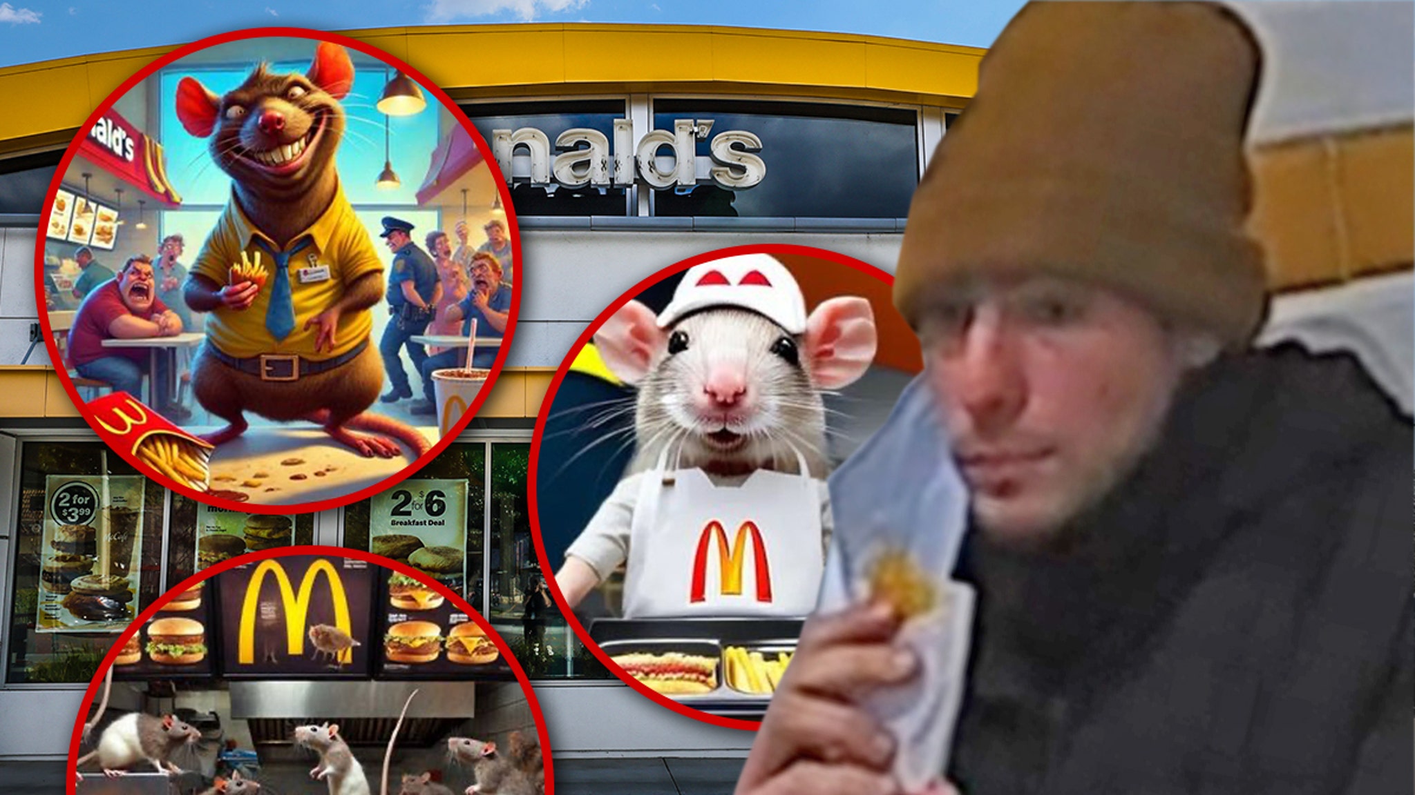La página de Yelp de Luigi Mangione McDonald’s está infestada de arte de ratas con IA