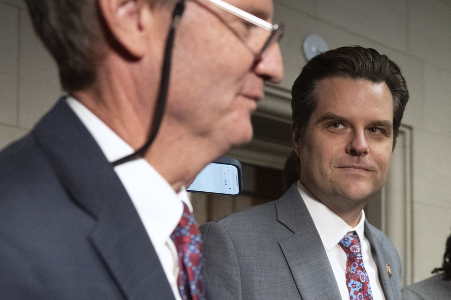 El congresista republicano está indignado porque el pasado lascivo de Matt Gaetz ahora es público