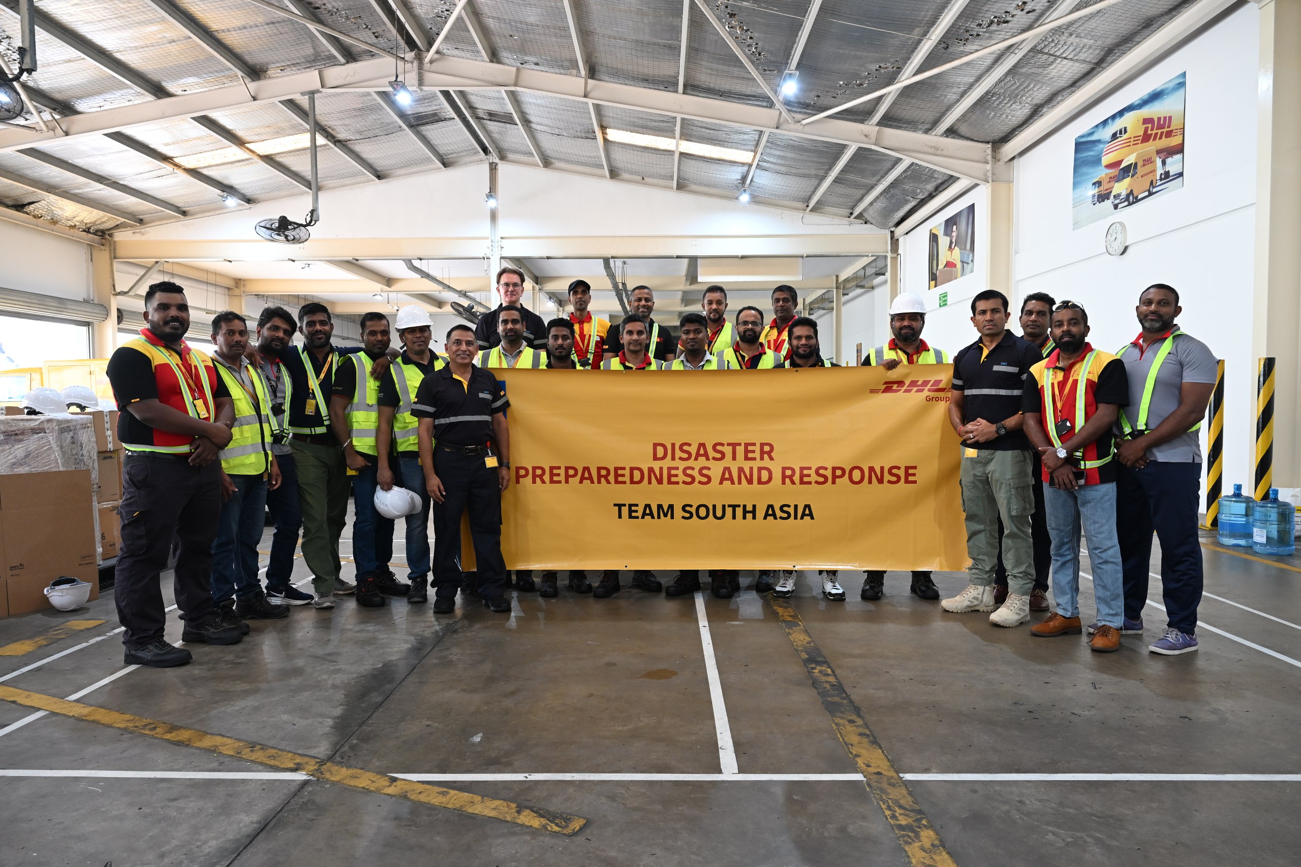 El programa GoHelp del Grupo DHL lleva a cabo capacitación del Equipo de Respuesta a Desastres en Sri Lanka para reforzar la preparación regional