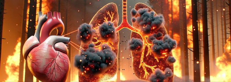 El humo de los incendios forestales canadienses se vincula con un aumento de los problemas cardíacos y pulmonares a 2100 millas de distancia