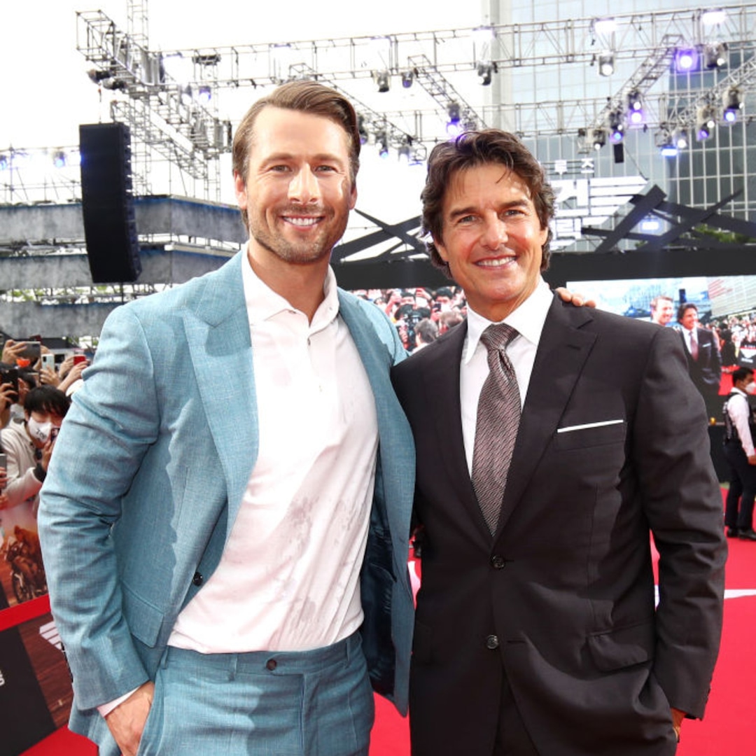 Tom Cruise regala a Glen Powell y más un pastel de coco navideño