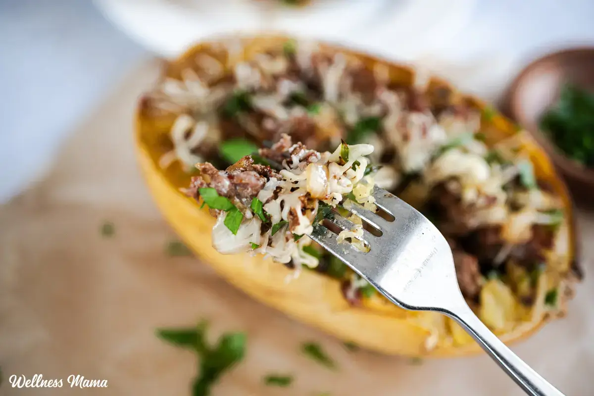 Receta de calabaza rellena de salchicha