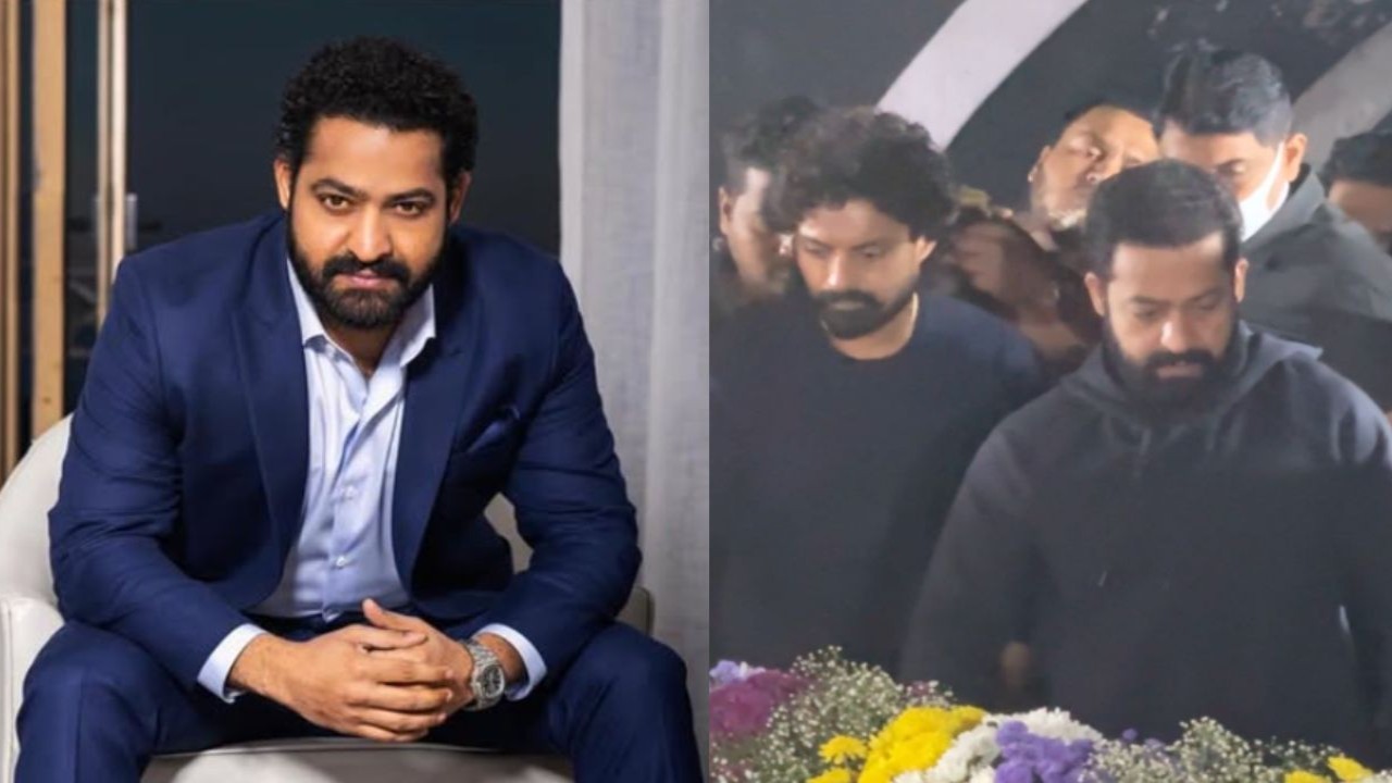 MIRAR: Jr NTR y su hermano Kalyan Ram visitan NTR Ghat para rendir homenaje al abuelo NT Rama Rao en su aniversario de muerte