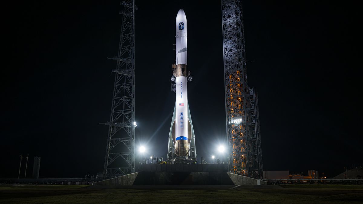 Blue Origin cancela el primer lanzamiento de un cohete New Glenn debido a un problema técnico