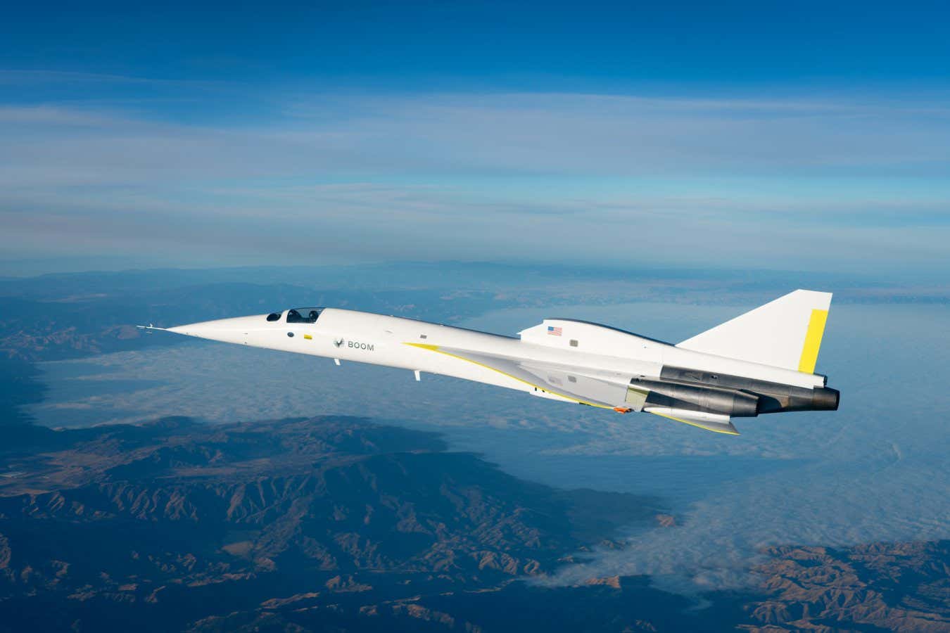 El avión XB-1 experimental se vuelve supersónico por primera vez