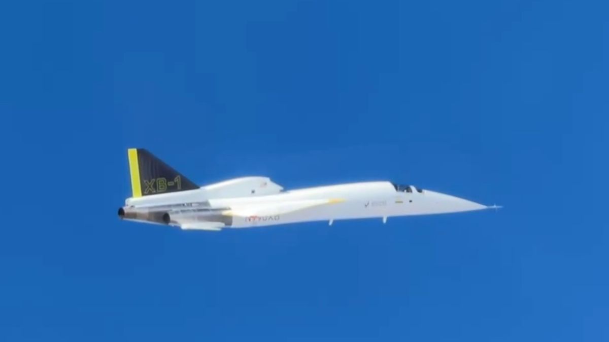 Boom Supersonic XB-1 Jet rompe la barrera de sonido en el vuelo de prueba histórico (video)