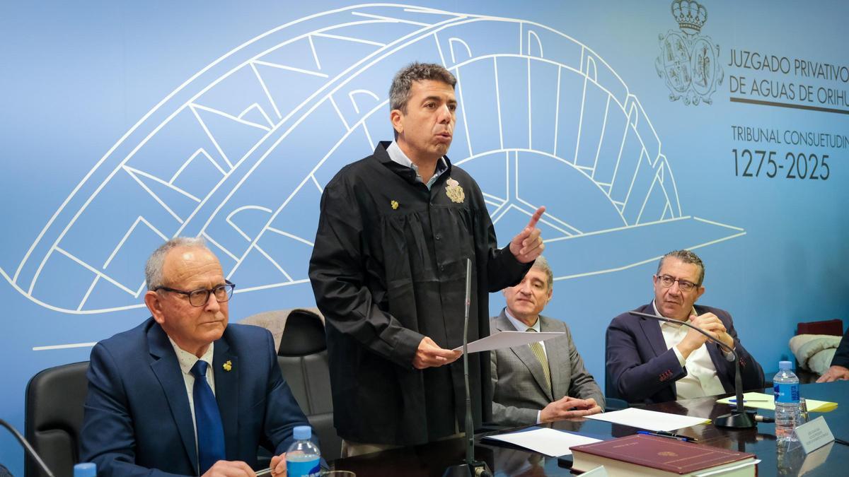 Mazón Critica A Quien se “Aprovecha del Dolor” de la Dana para “Sacar Unos Cuantos Votos”
