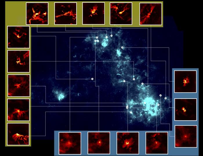 Algunas estrellas nacen de nubes esponjosas en el universo temprano
