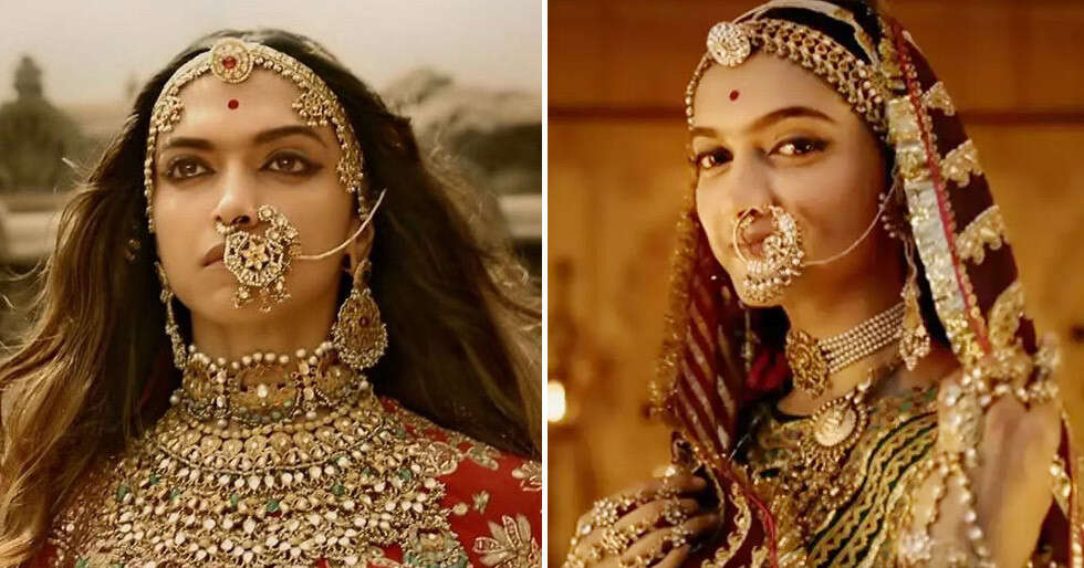 Lehenga de Deepika Padukone en Padmaavat’s Ghoomar pesaba 30 kgs