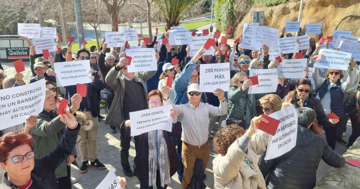 Los residentes se oponen al Proyecto para nuevas casas en un barranco