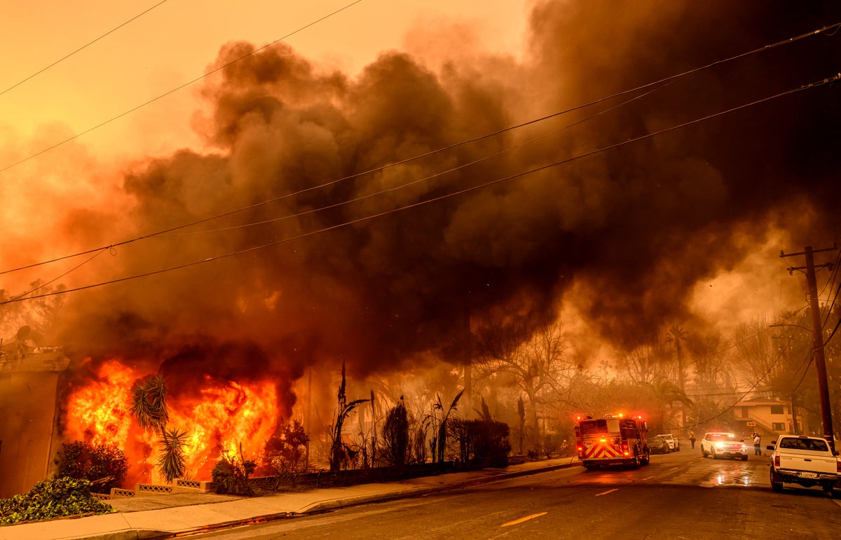 Los sensores de humo de incendio forestal urbano se pierden productos químicos dañinos