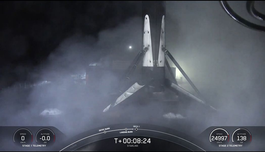 SpaceX lanza 21 satélites de Starlink a la órbita, pierde el refuerzo de Falcon 9 después del aterrizaje (video)