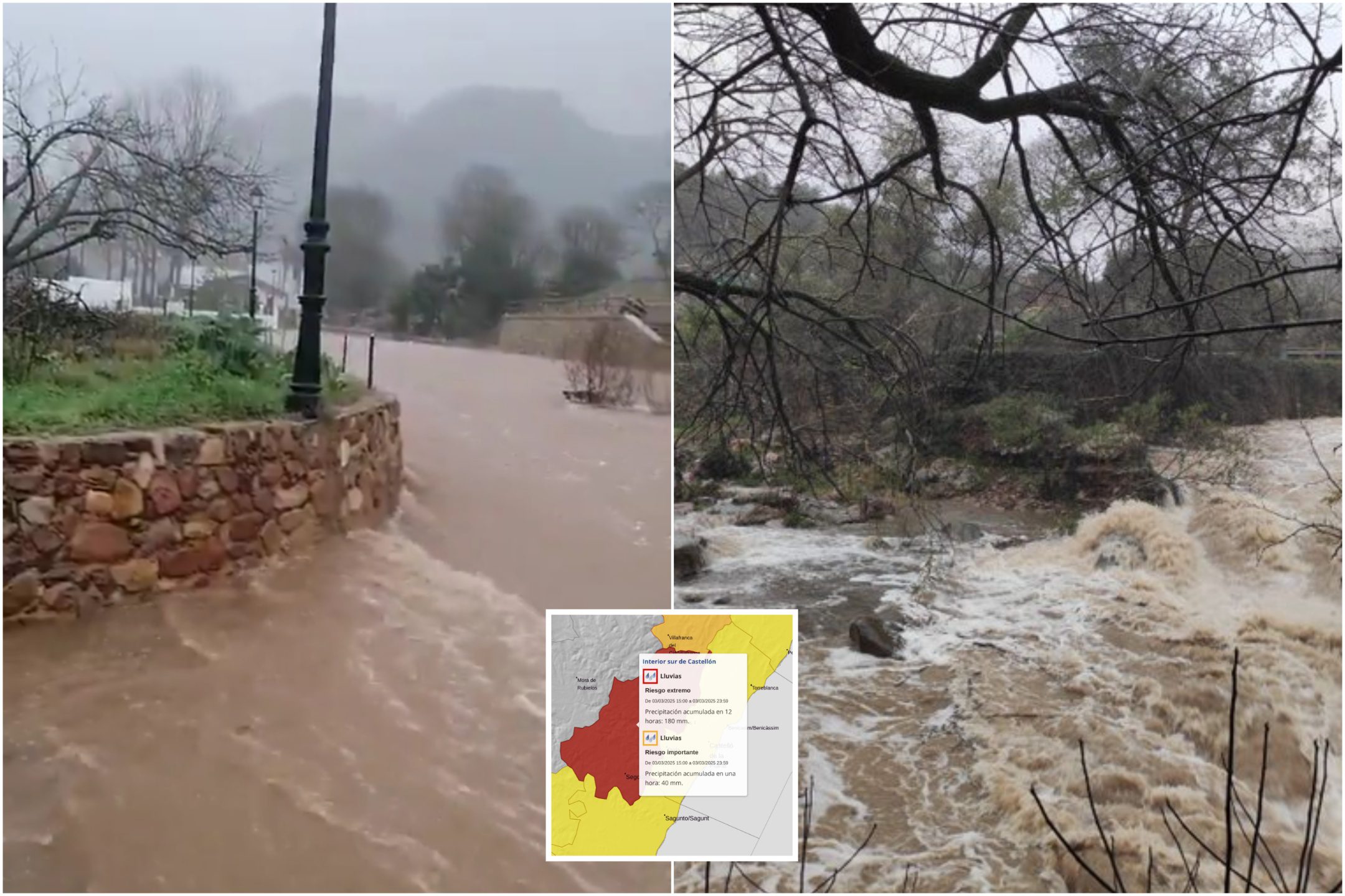 Reloj: Alerta del clima rojo en Valencia, ya que se les dice a los lugareños que se “queden en casa” y las escuelas están cerradas