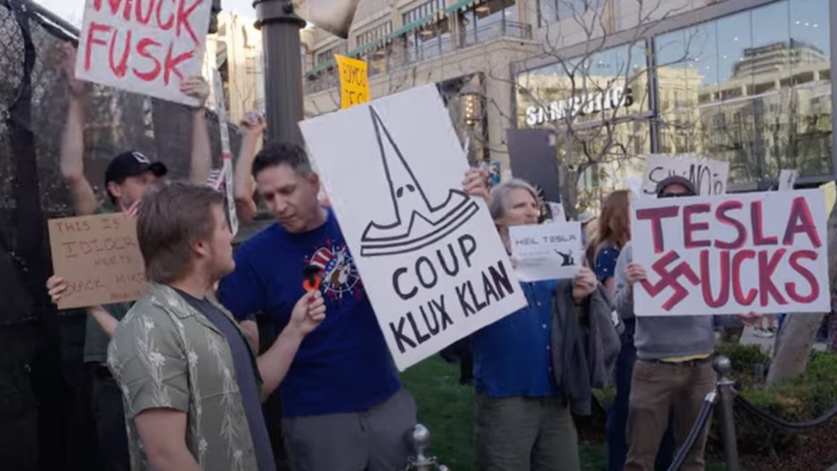 ¿Son los manifestantes de Elon Musk los estadounidenses más despistados de todos?