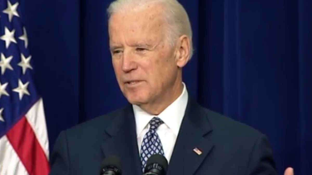 ¿A dónde fue Joe Biden?