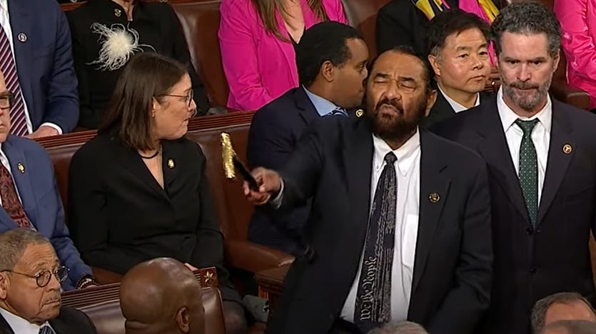 Los republicanos de la Cámara se mudan para castigar a Al Green por enfrentarse a Trump