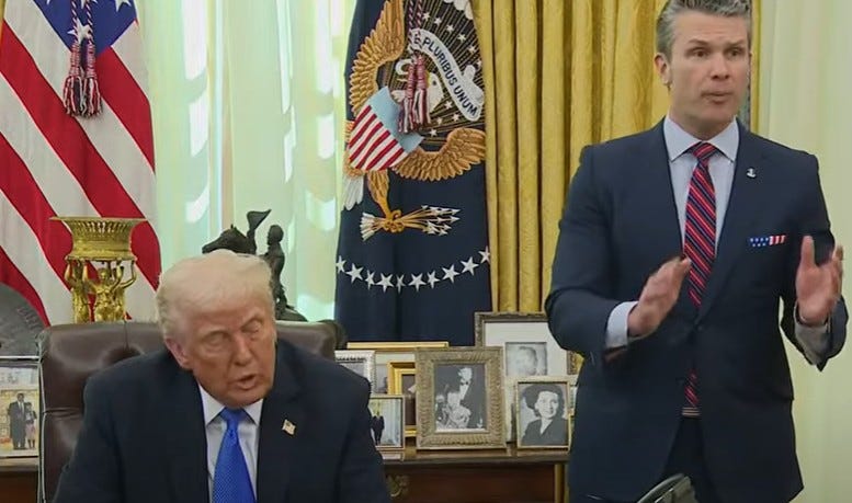 Trump y Pete Hegseth están volteando después de la fuga de la información secreta de Elon Musk
