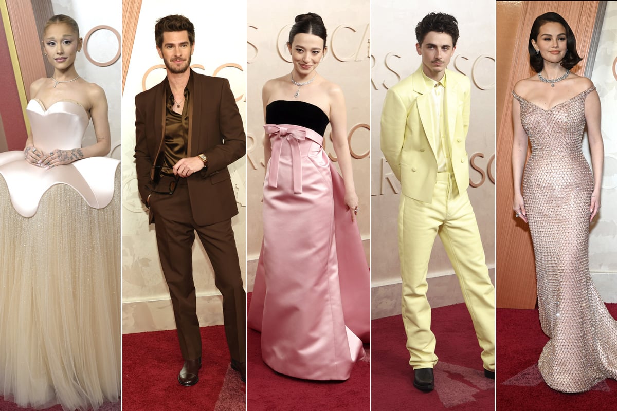 Ariana Grande, Andrew Garfield, Mikey Madison, Timothée Chalamet, Selena Gomez y más