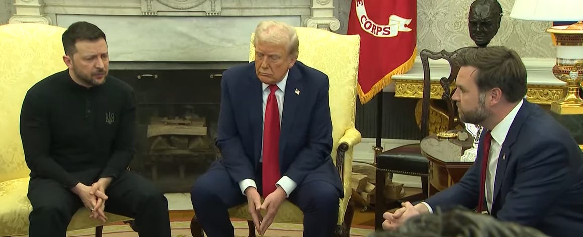 Trump y Vance se humillan mientras intentan intimidar a Zelenskyy