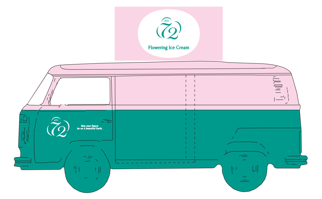 Ajinomoto Co. lanza su innovador “helado floreciente” con el Atlr.72® en el camión de comida en Bugis a partir del 28 de marzo