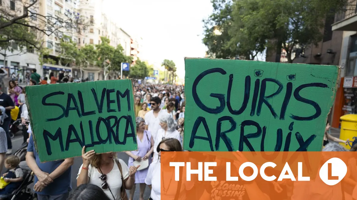 Los locales de Mallorca envían un mensaje a los turistas