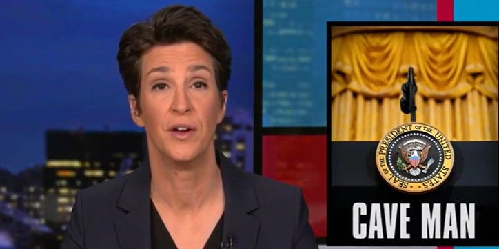 Rachel Maddow llama a Trump tan incompetente que ni siquiera puede fallar correctamente