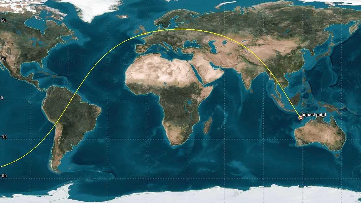 El módulo de experimento indio cae del espacio y se estrella contra el océano, pero todo está según el plan