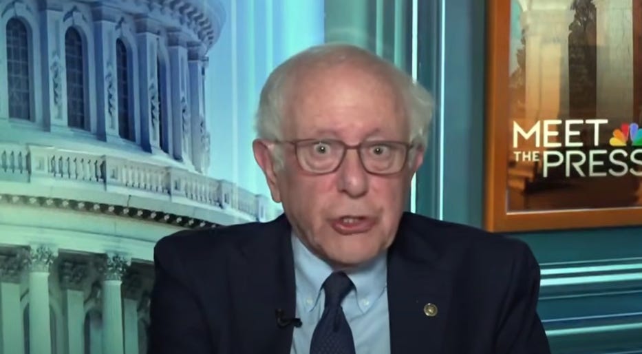 Bernie Sanders derriba a Kristen Welker mientras trata de dividir a los demócratas e independientes