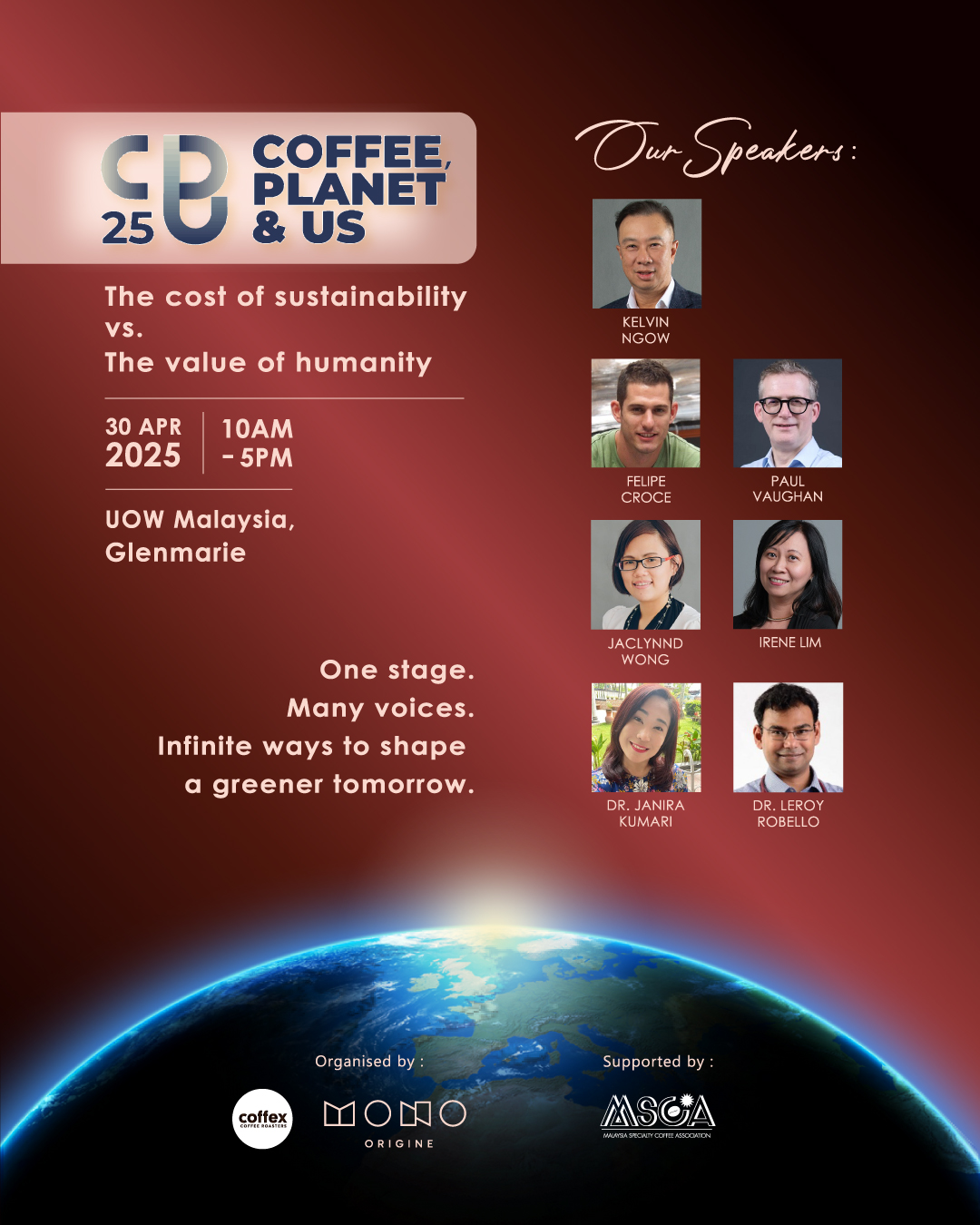 Coffex Coffee Malasia para organizar “Coffee, Planet y US 2025” para defender la vida sostenible