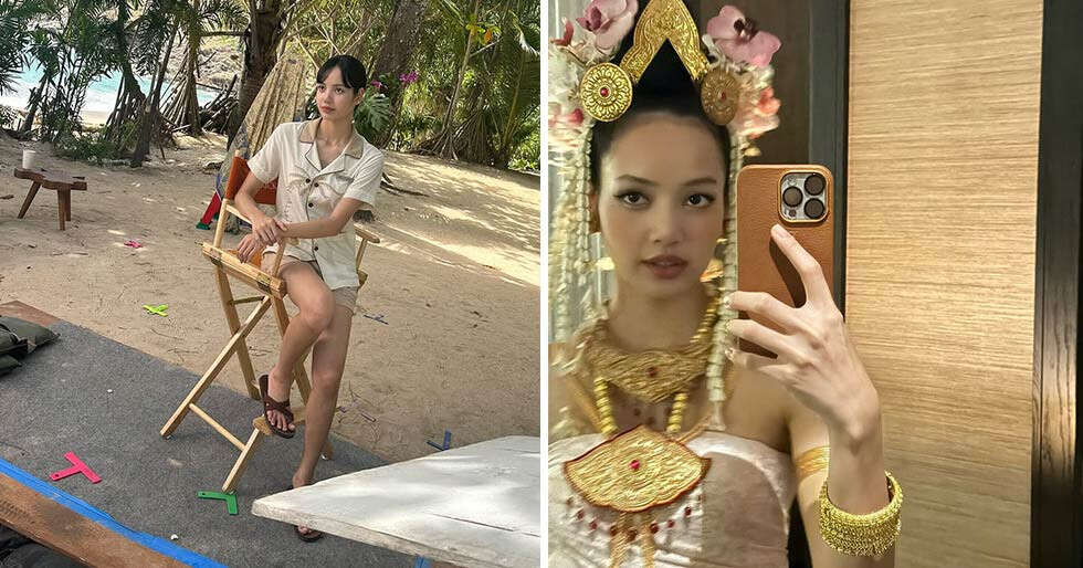 Lisa de Blackpink comparte fotos BTS del White Lotus 3, bolígrafos nota emocional