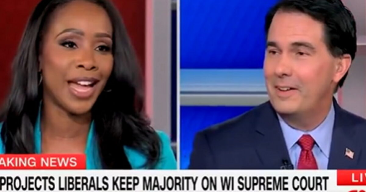 Abby Phillip de CNN se encuentra sobre Elon Musk y el Seguro Social, es corregido por el ex gobernador de Wisconsin Scott Walker (Video) | El experto de la puerta de entrada