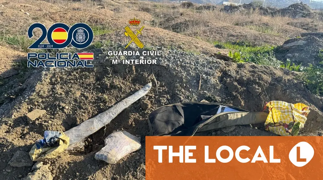 La policía española desenterra el campo de tiro subterráneo utilizado por traficantes de armas