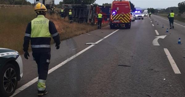 Lesión grave después del accidente de Alcudia