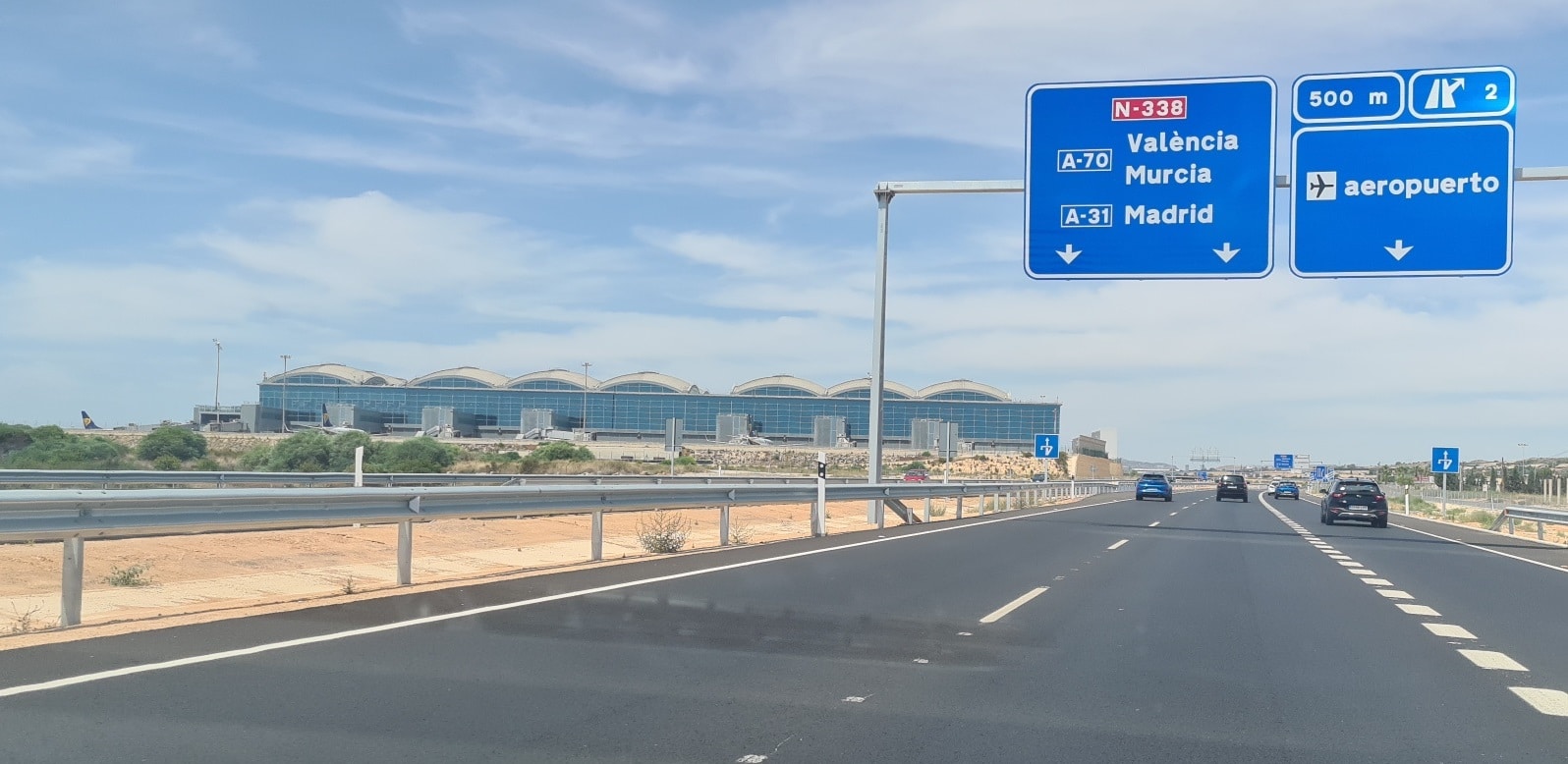 El Ministerio de Transporte asigna € 12 millones para mantener las carreteras de acceso a aeropuertos en Alicante
