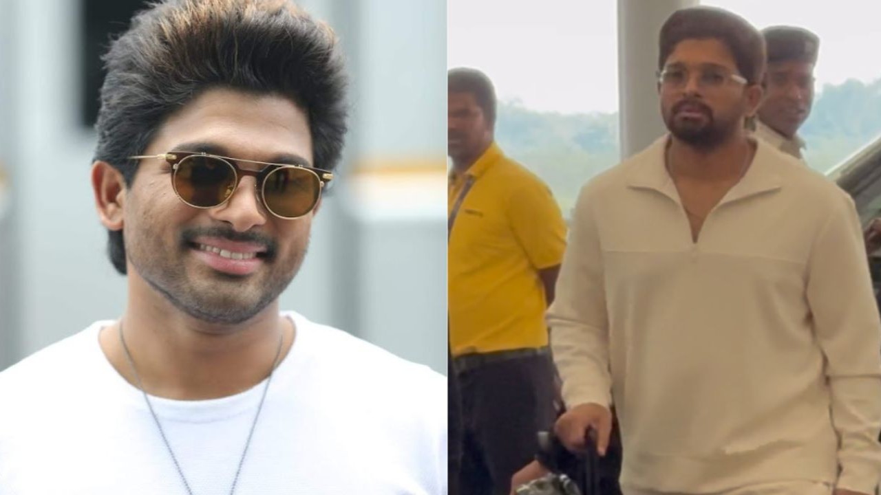 RELOJ: Allu Arjun Sports Cool Look mientras llega al aeropuerto en su automóvil por valor de Rs 4.55 millones de rupias