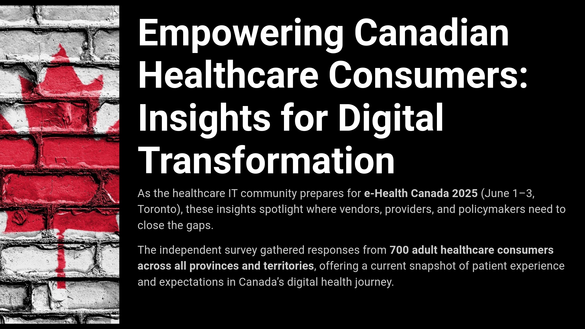 Los consumidores de atención médica canadiense instan a las correcciones a la déficit de salud digital en una nueva encuesta – Investigación de libros negros