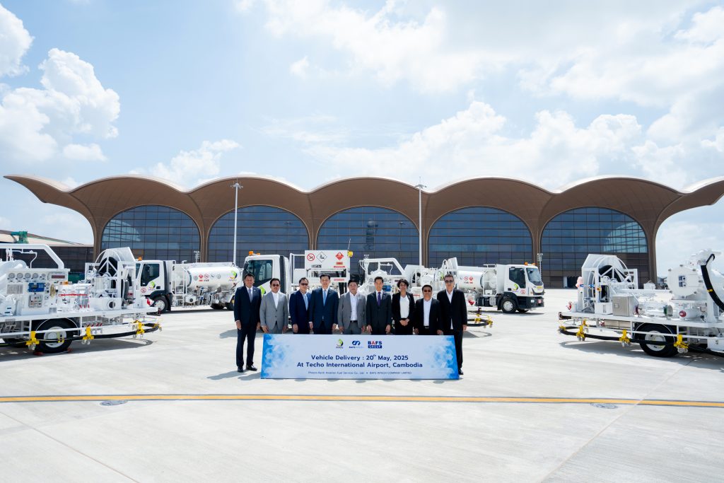 BAFS se expande al sudeste asiático con la entrega de vehículos de reabastecimiento de combustible de aviones con motor tailandés para el nuevo aeropuerto internacional de Camboya, que se lanzará a mediados de año