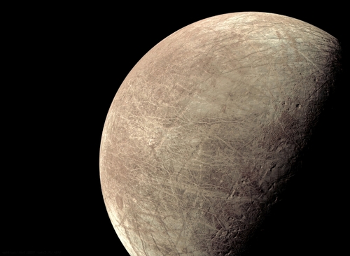 Cambiar hielo constantemente en la luna de Júpiter sugiere un posible océano y vida