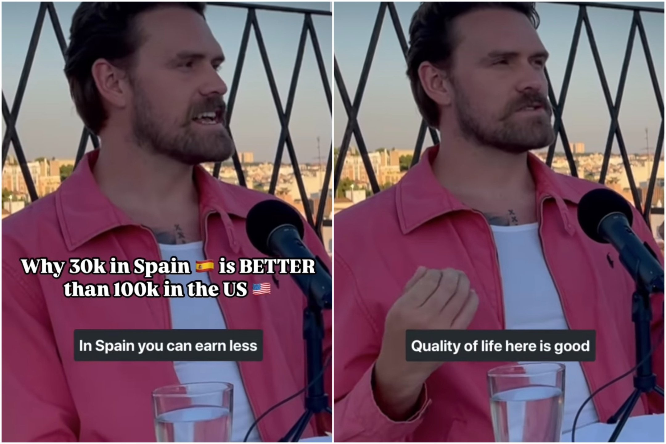 ‘Aquí las mejores cosas son gratis’: Brit explica por qué ganar 30k de € en España supera a 100k € en los Estados Unidos