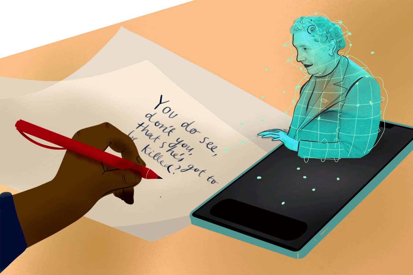 Adivina quién trajo a Agatha Christie como un clon de AI