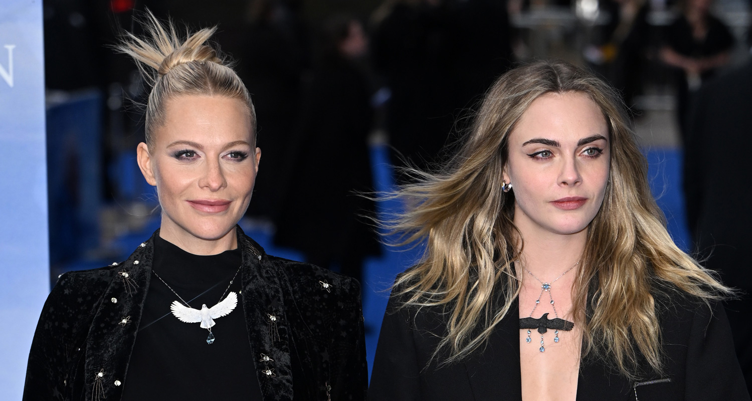 Cara Delevingne y la hermana embarazada Poppy hacen una rara aparición en la alfombra roja juntos en el estreno de ‘Ocean With David Attenborough’