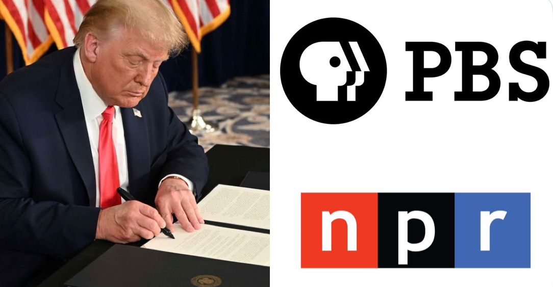 Breaking: el presidente Trump firma la orden ejecutiva de “finalización de los contribuyentes de los medios sesgados” para defundir NPR y PBS | El experto de la puerta de entrada