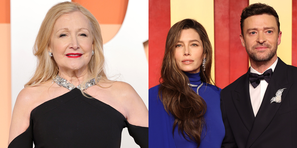 Patricia Clarkson tenía “miedo” de cómo reaccionaría Jessica Biel después de felicitar a la virilidad de Justin Timberlake
