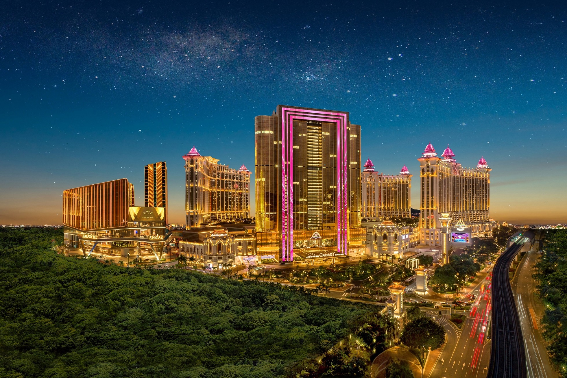 Galaxy Macau celebra una variedad de premios de premios clasificando el complejo de lujo más presentado de Macao